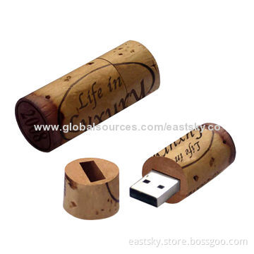 Custom Recycled Paper Flash Drive, Environment-friendly, with 64MB to 32GB Memory Capacity